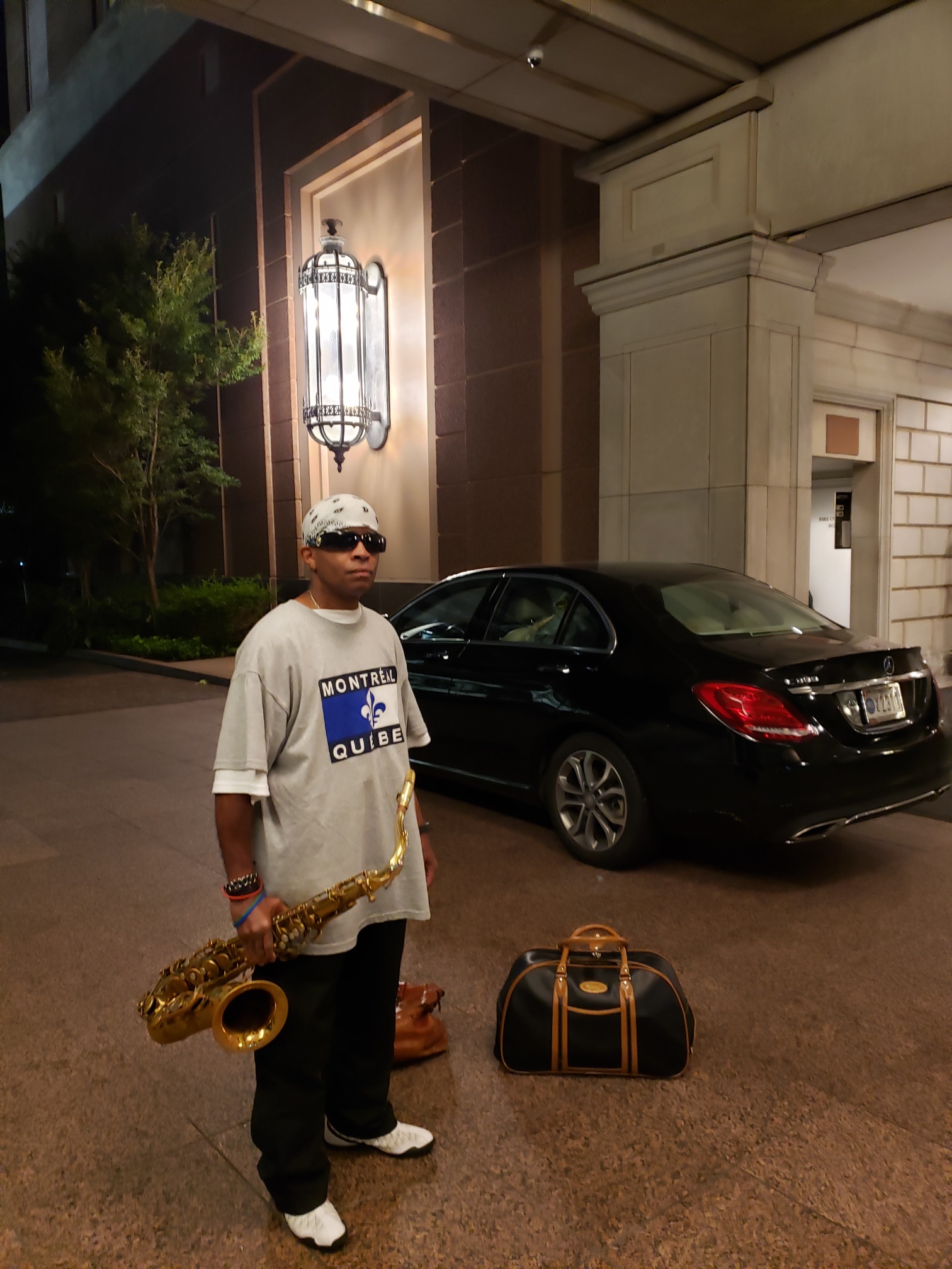 Johnny Long Playing Tenor Sax at the Ritz Carlton16